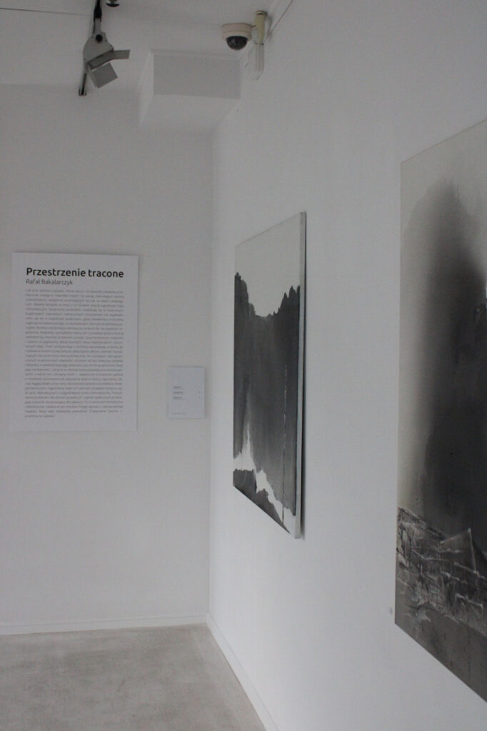 Zdjęcie sali z wystawy Rafała Bakalarczyka Przestrzenie tracone