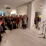 Zdjęcie z finisażu wystawy prof. Grzegorza Mroczkowskiego Koordynaty