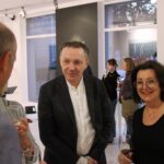 Zdjęcie z finisażu wystawy prof. Grzegorza Mroczkowskiego Koordynaty