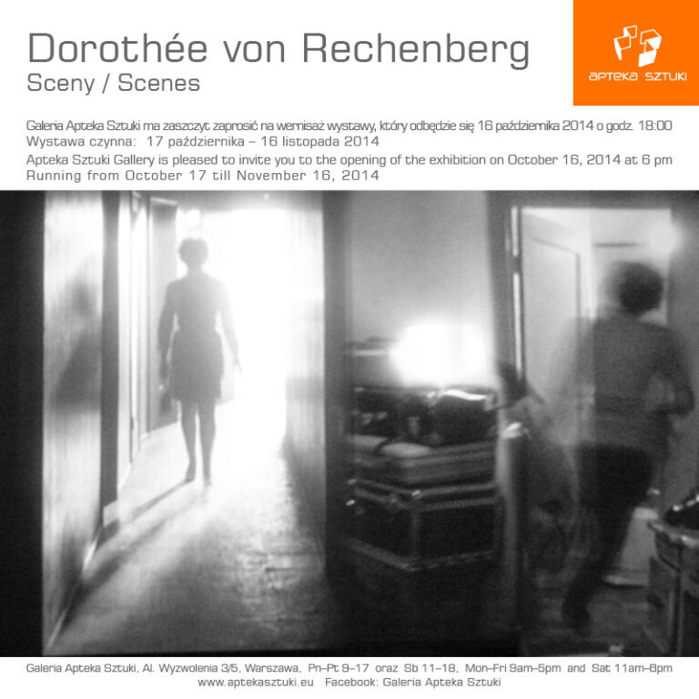 Zaproszenie na wystawę Sceny Dorothee von Rechenberg