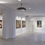 Ekspozycja obrazów autorstwa Anny Mamicy w ramach wystawy "Taniec artemidy"