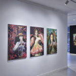 Ekspozycja obrazów autorstwa Anny Mamicy w ramach wystawy "Taniec artemidy"