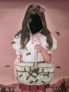 Zdjęcie pracy Macieja Raucha Lady with a picnic basket Dama z koszem piknikowym