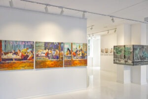 Zdjęcie z ekspozycji wystawy dr Doroty Zych-Charaziak i dr Agnieszki Leszczyńskiej Perspektywy