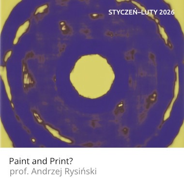 Kafelek do wystawy "Paint and Print?".